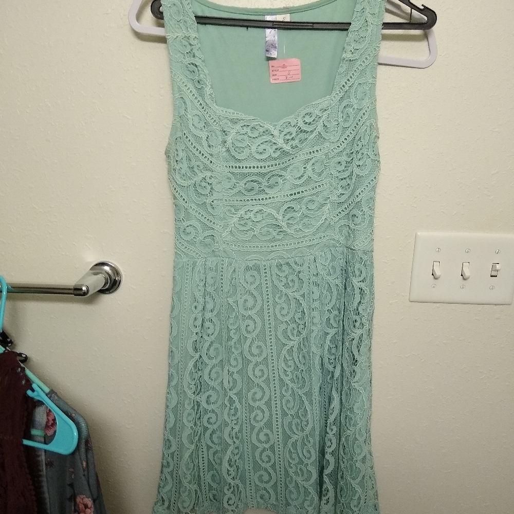 Green dress